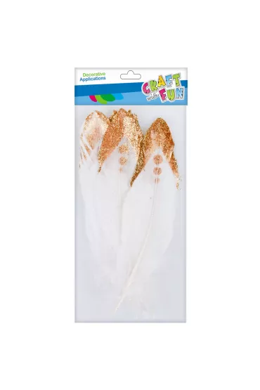 Craft with Fun Pi�rka brokatowe z�ote 17-22 cm