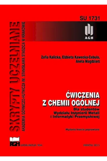 �wiczenia z chemii - Zofia Kalicka