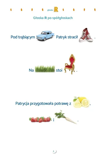 Zdania obrazkowo-wyrazowe. Materia� do terapii g�osek r, l, li, j Zdania obrazkowo-wyrazowe - Ma�gorzata Kobus, Marzena Polinkiewicz