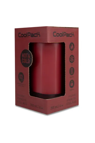 Patio Kubek termiczny Coolpack Coffee Mug Tom Burgundy 350 ml