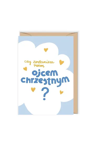 Karnet Chrzest - Rodzice Chrzestni