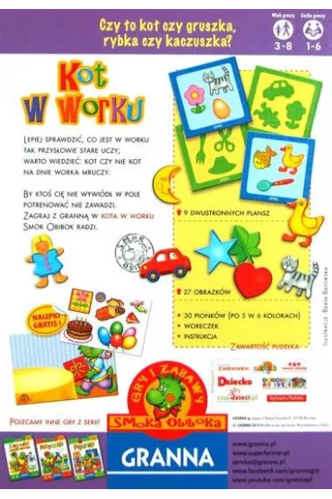Gry i zabawy Smoka Obiboka - Kot w worku GRANNA