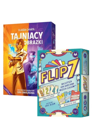 Pakiet: Tajniacy Obrazki, Flip 7 (edycja polska)
