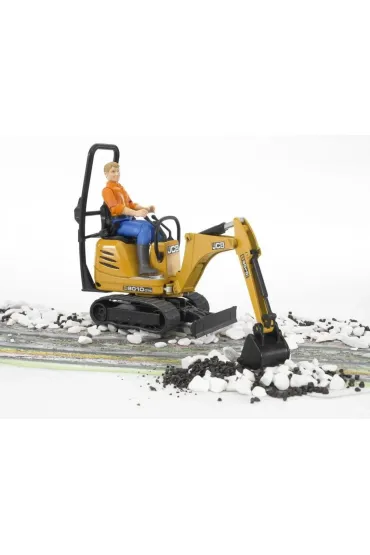 Mikrokoparka JCB 8010 CTS z figurk� budowla�ca