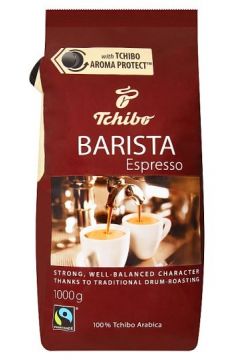 Tchibo Barista Espresso Kawa ziarnista palona z korkiem 1 kg
