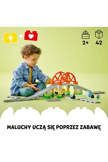 LEGO DUPLO Most i tory kolejowe — zestaw rozszerzaj�cy 10426