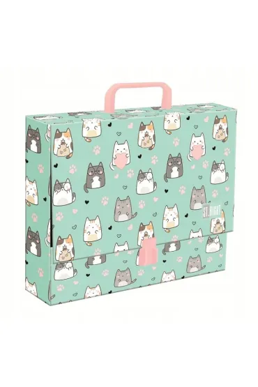 St. Majewski Teczka z r�czk� A4 XL Charming Cats