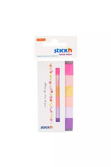 Stickn Zak�adki indeks. papierowe mix 6 kol. neon Spring
