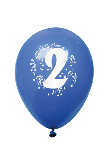 Arpex Balon dekoracyjny z nadrukiem cyferki 2 K7899
