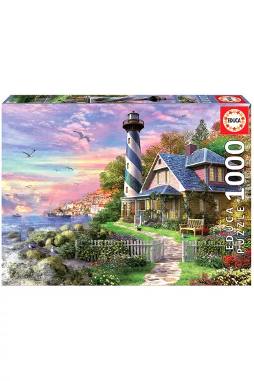 Puzzle 1000 el. Latarnia morska w Rock Bay Educa