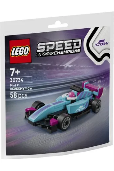 LEGO Speed Champions Ma�y bolid F1 ACADEMY 30734