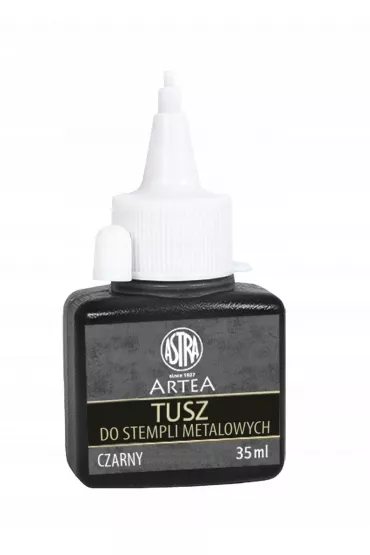 Astra Tusz do stempli metalowych czarny 35ml