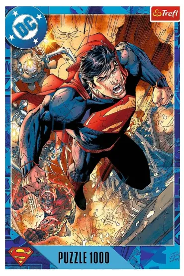 Puzzle 1000 el. Superman w akcji Trefl