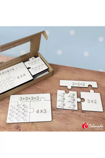 Puzzle matematyczne mno�enia a dodawanie Colorado