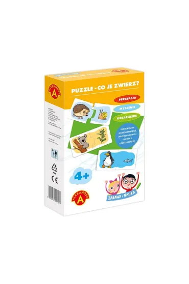 Puzzle Zabawa i nauka. Co je zwierz? Alexander