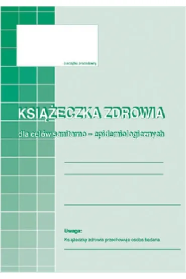 Michalczyk i Prokop Ksi��eczka zdrowia dla cel�w sanitarno-epidemiologicznych