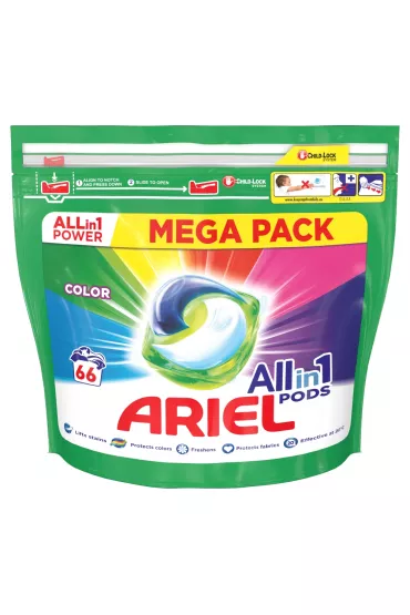 Ariel Kapsu�ki do prania Allin1 Pods Color 66 szt.