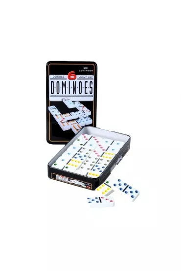 Domino Double 6 w metalowym pude�ku Quint
