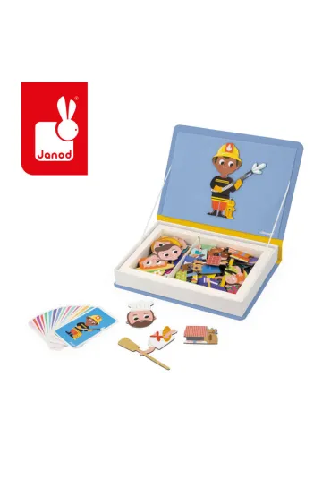 Puzzle Magnetyczna uk�adanka Zawody Magnetibook Janod