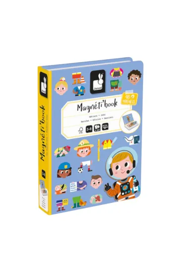 Puzzle Magnetyczna uk�adanka Zawody Magnetibook Janod