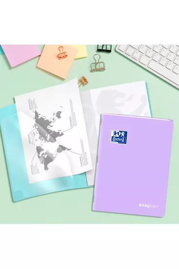 Oxford Zeszyt Easybook Pastel A5 z marginesem linia 60 kartek