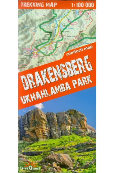 Drakensberg Ukhahlamba Park trekking map 1:100 000  laminat