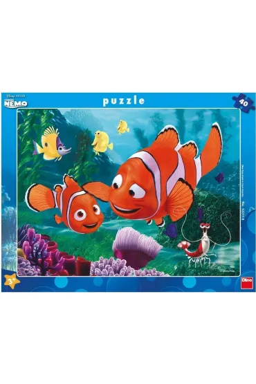 Puzzle ramkowe 40 el. Nemo Dino Toys