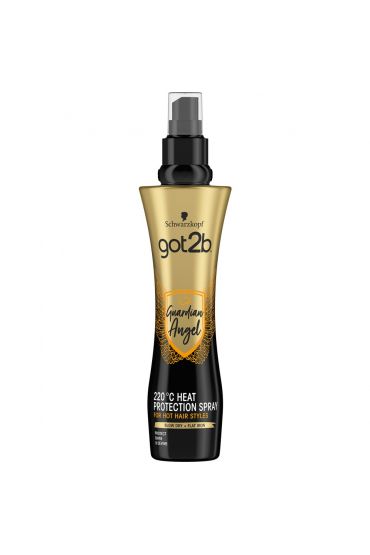 Schwarzkopf Got2b Guardian Angel Hitzeschutz-Spray – 6 X 200 Ml, Bis 220°C, Für Föhn & Glätteisen
