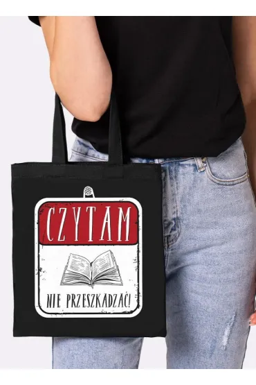 Nadwyraz.com Torba na ksi��ki Czytam Nie Przeszkadza�