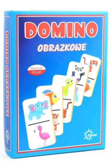 Domino obrazkowe Owoce i zwierz�ta Abino