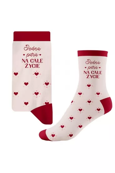 Be-Happy Gifts Skarpetki dla dziewczyny Jedna Para Na Ca�e �ycie