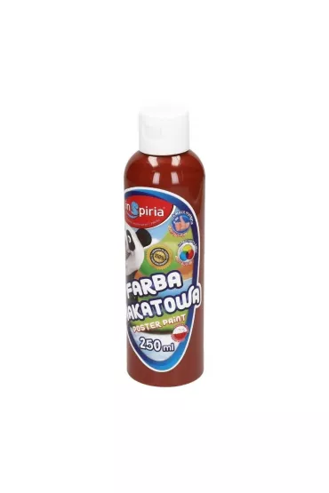 InSpiria Farba plakatowa br�zowa 250 ml