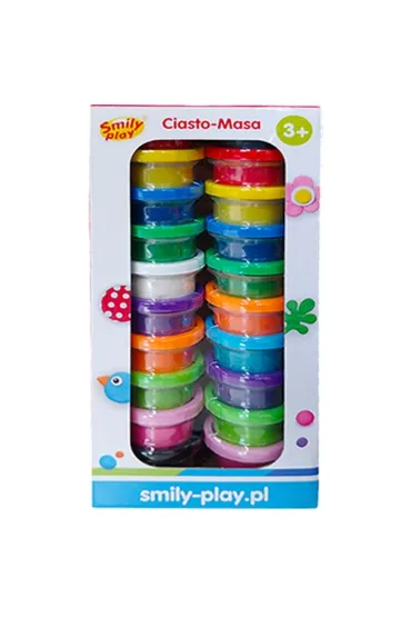 Ciasto-masa 20 kolor�w 25g Smily Play