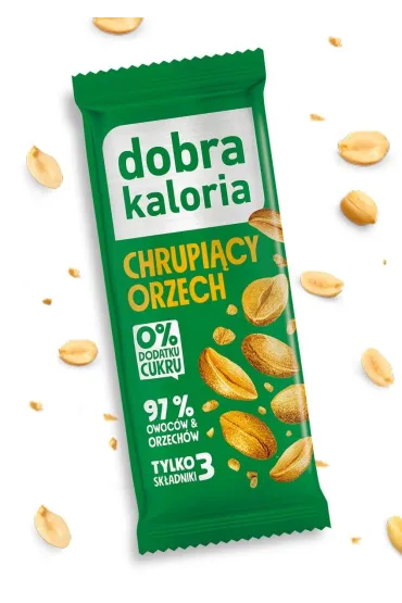 Dobra Kaloria Baton owocowy chrupi�cy orzech 35 g