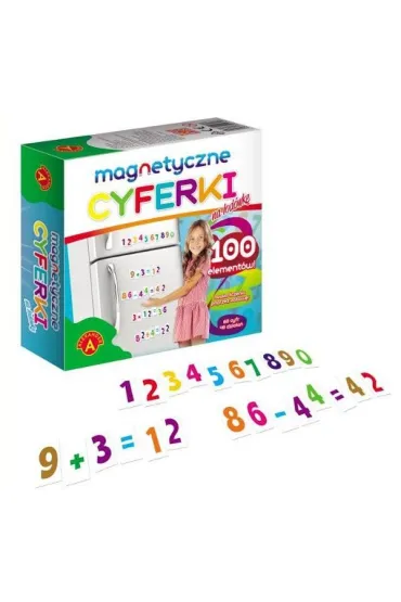 Cyferki magnetyczne na lod�wk� Alexander