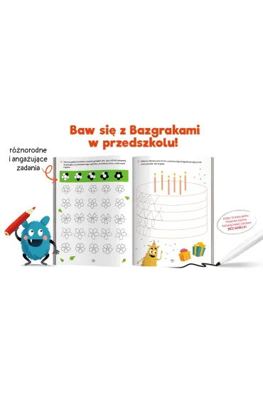 Bazgraki. W przedszkolu. Kapitan Nauka - Anna Zych