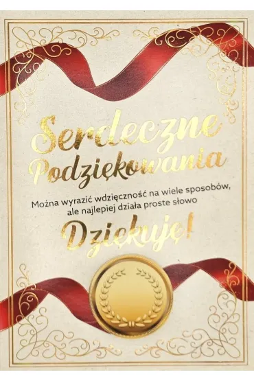 Yeku Karnet 3K Podzi�kowania