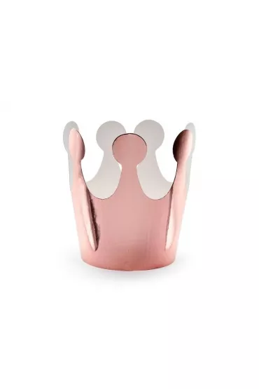 PartyDeco Party korona r�owe z�oto 6cm 6 szt