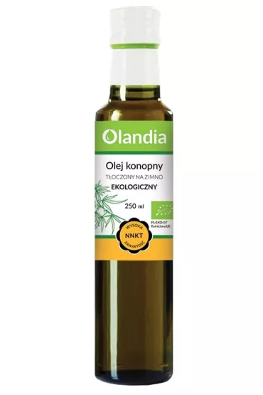 Olandia Olej z konopi t�oczony na zimno 250 ml Bio
