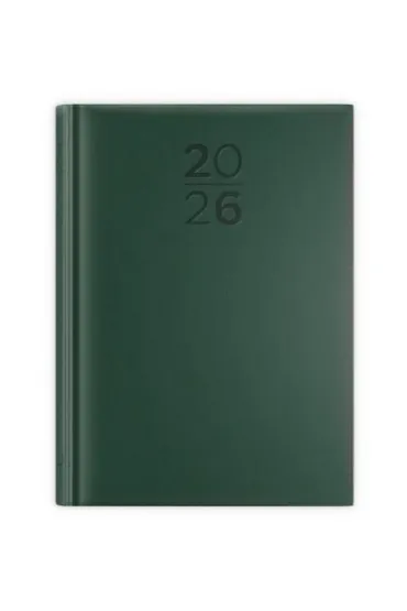 Kalendarz 2026 A5 dzienny print zielony