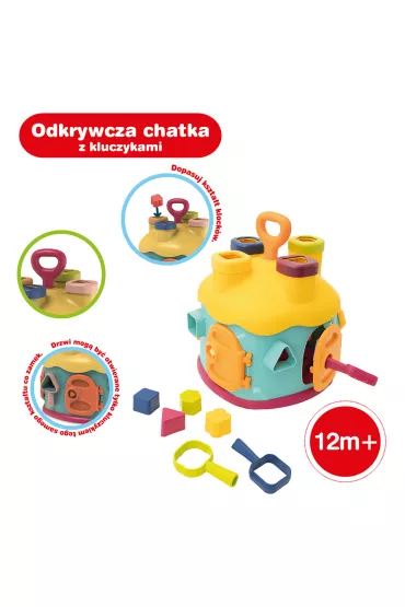 Odkrywcza chatka z kluczykami Askato