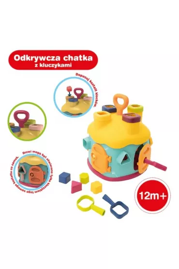 Odkrywcza chatka z kluczykami Askato