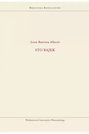 Sto bajek - Leon Battista Alberti