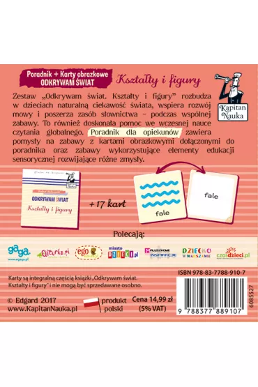 Odkrywam �wiat. Kszta�ty i figury. Kapitan Nauka - Agata Matra�, Hubert Bobrowski