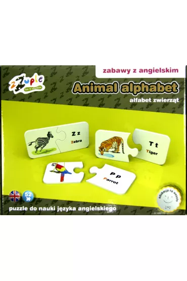 zZuple - nauka angielskiego Alfabet zwierz�t