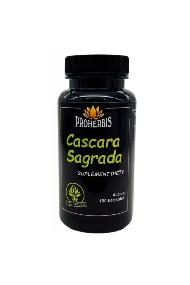 Proherbis Cascara Sagrada suplement diety 100 kaps.