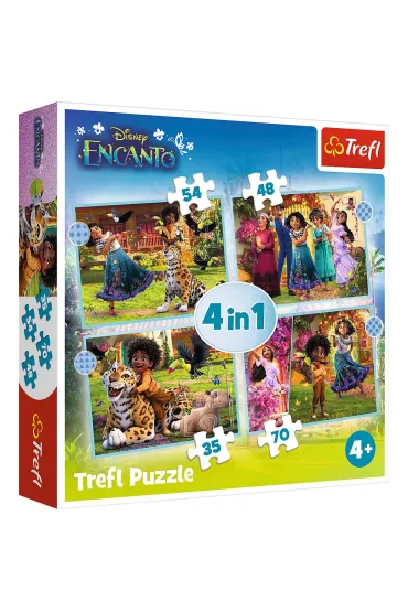 Puzzle 4w1 (35,48,64,70) Nasze magiczne Encanto 34615 Trefl