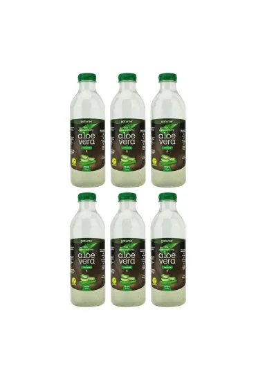 Naturae Sok z aloesu z mi��szem bezglutenowy Zestaw 6 x  1 l Bio