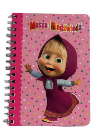 Notes spiralny A6 Masza i Nied�wied�