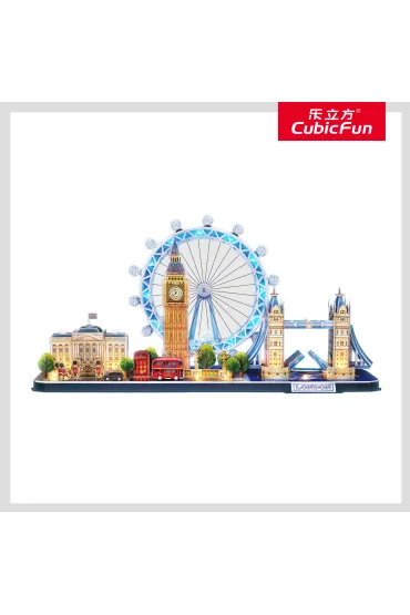 Puzzle 3D 186 el. Cityline. Londyn LED Dante